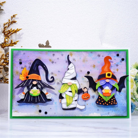Inlovearts Halloween Theme Gnome Cutting Dies