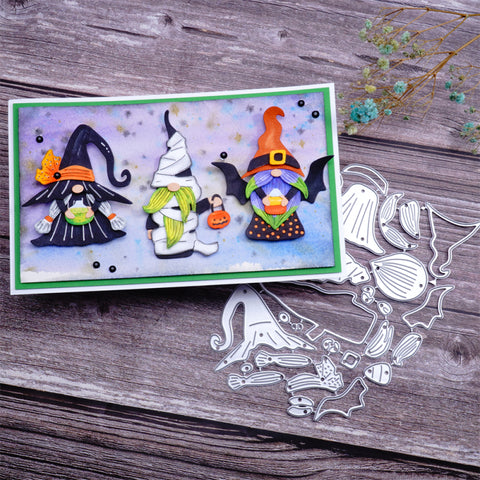 Inlovearts Halloween Theme Gnome Cutting Dies