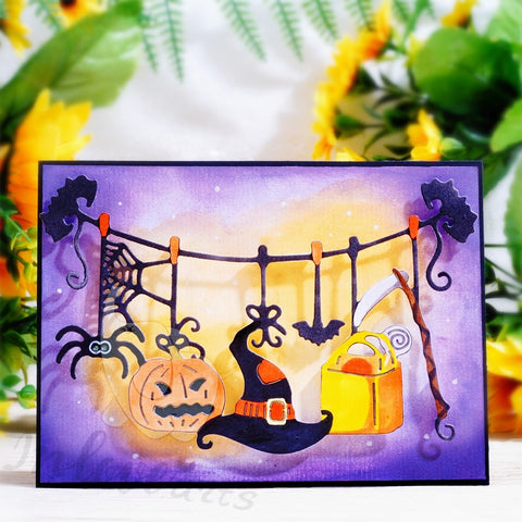 Inlovearts Hanging Halloween Decorations Cutting Dies