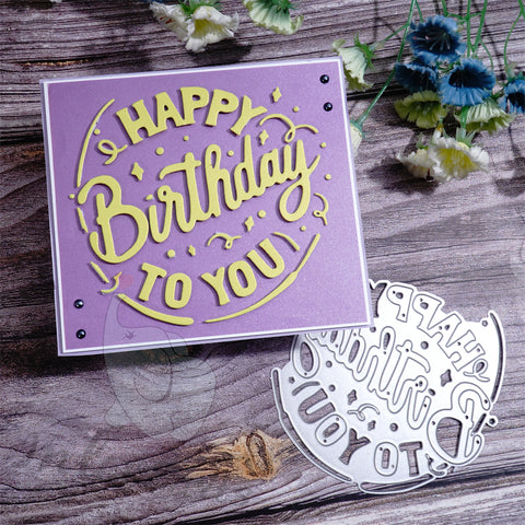 Inlovearts Happy Birthday Board Cutting Dies