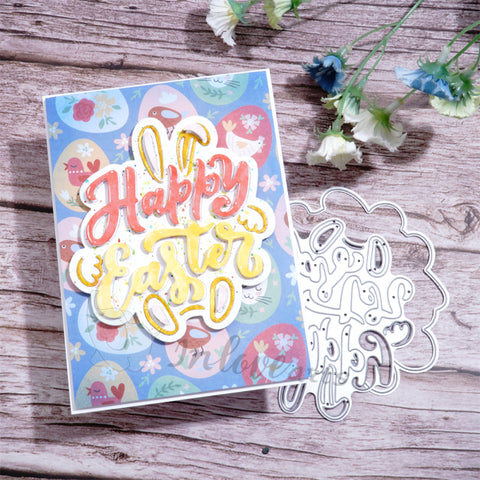Inlovearts Happy Easter Word Cutting Dies