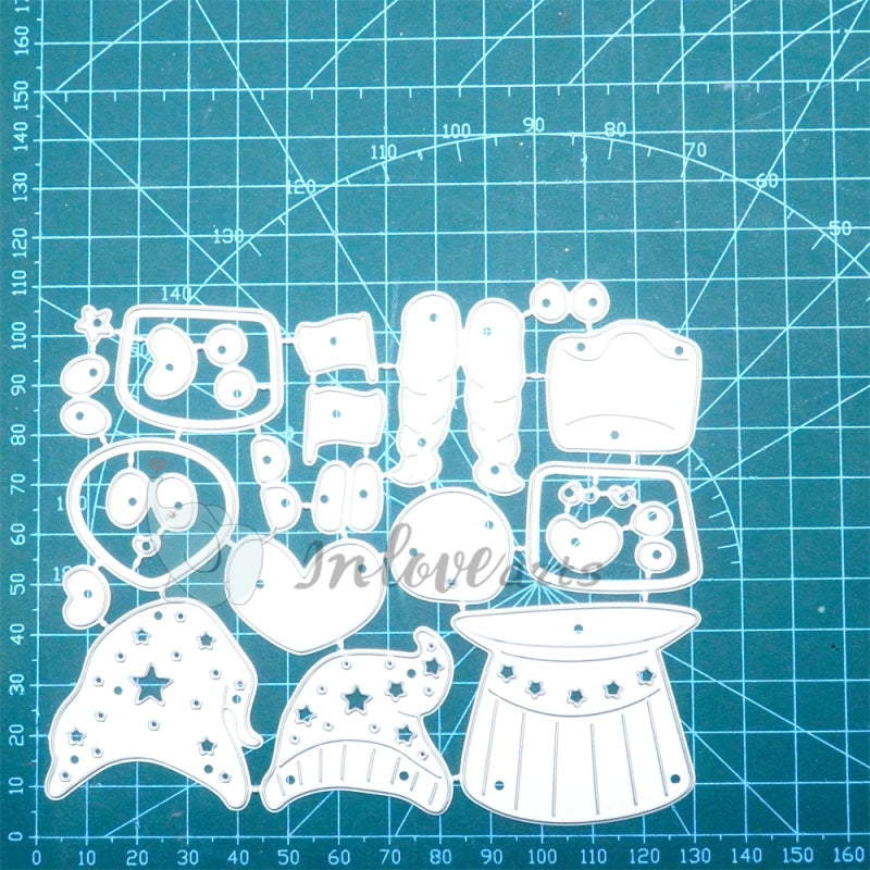 Inlovearts Happy Gnomes Cutting Dies
