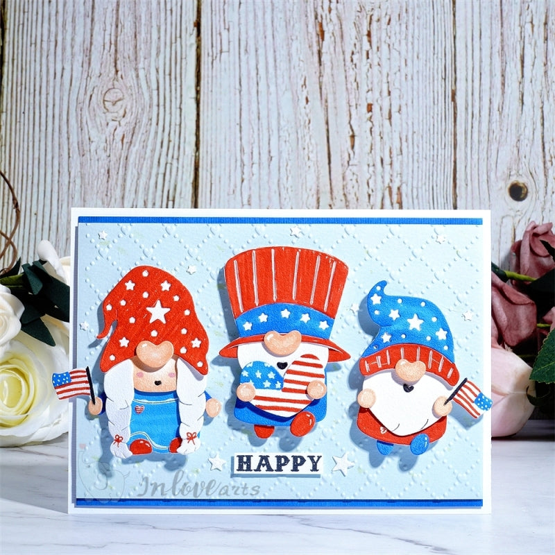 Inlovearts Happy Gnomes Cutting Dies