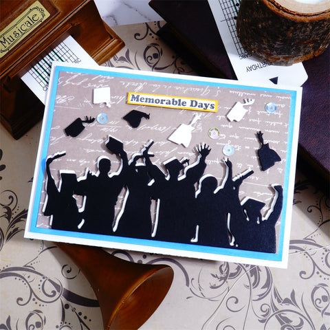 Inlovearts Happy Graduation Border Cutting Dies