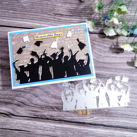 Inlovearts Happy Graduation Border Cutting Dies