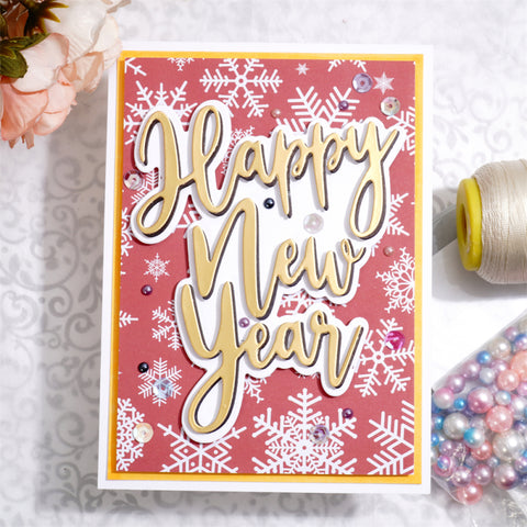 Inlovearts Happy New Year Cutting Dies