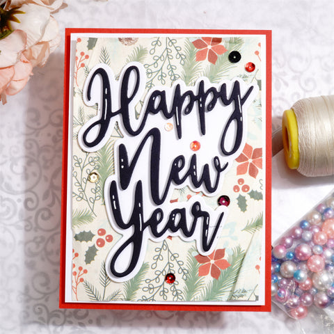 Inlovearts Happy New Year Cutting Dies