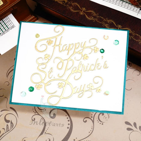 Inlovearts Happy St.Patrick Day Word Cutting Dies