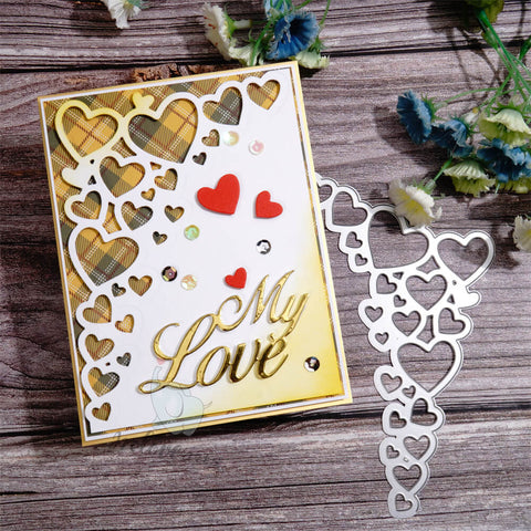 Inlovearts Heart Corner Border Cutting Dies