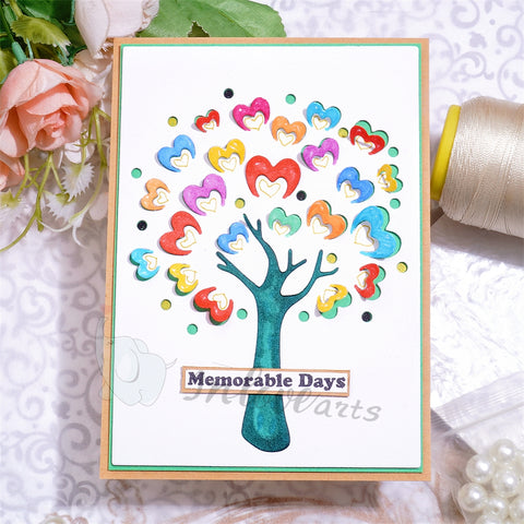 Inlovearts Heart Patterned Tree Cutting Dies