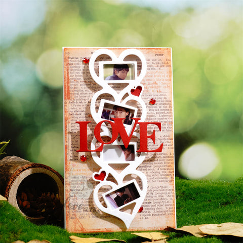 Inlovearts Heart Photo Frame Border Cutting Dies