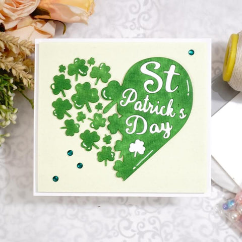 Inlovearts Heart Shaped Clover Cutting Dies