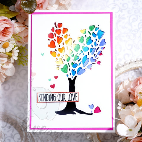 Inlovearts Heart Tree Cutting Dies