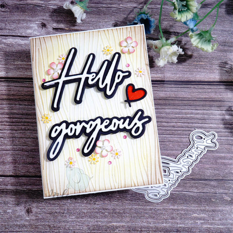 Inlovearts Hello Gorgeous Cutting Dies