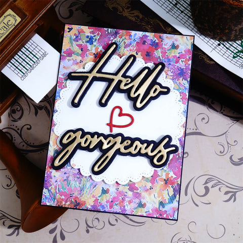 Inlovearts Hello Gorgeous Cutting Dies