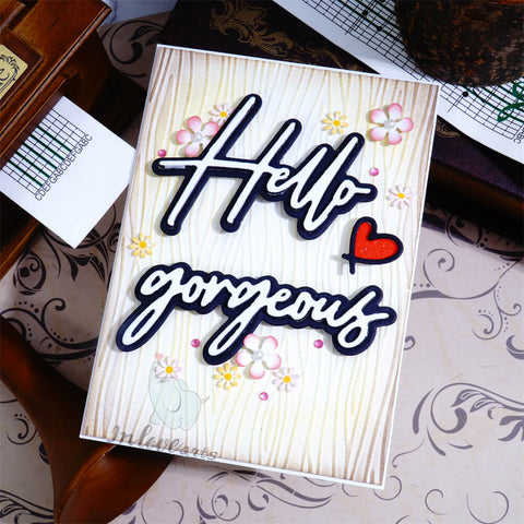 Inlovearts Hello Gorgeous Cutting Dies