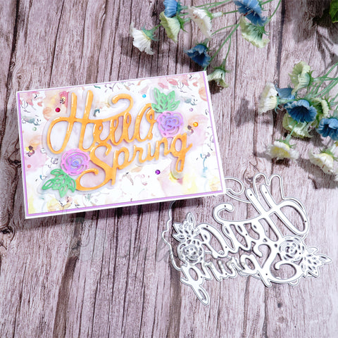 Inlovearts "Hello Spring" Cutting Dies