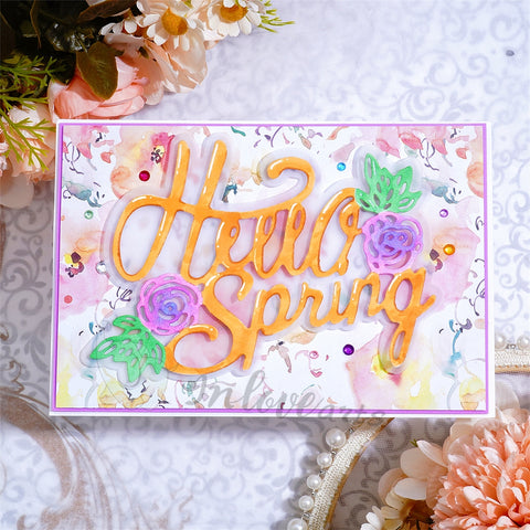 Inlovearts "Hello Spring" Cutting Dies