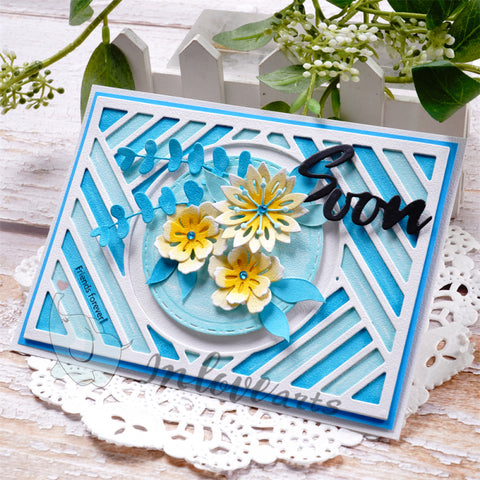 Inlovearts Hollow Circle Background Board Cutting Dies