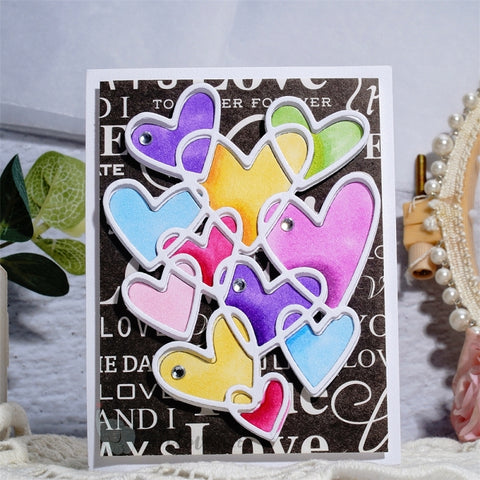 Inlovearts Hollow Heart Cutting Dies