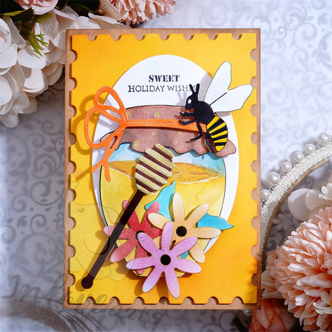 Inlovearts Honey Cane Cutting Dies