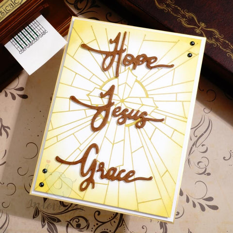 Inlovearts "Hope, Love, Faith, Jesus, Grace" Cutting Dies