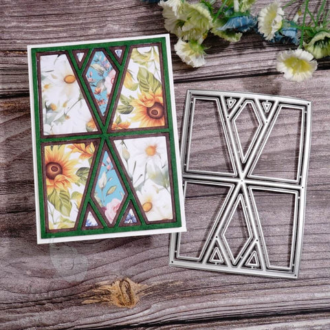 Inlovearts Interlaced Plates Background Board Cutting Dies