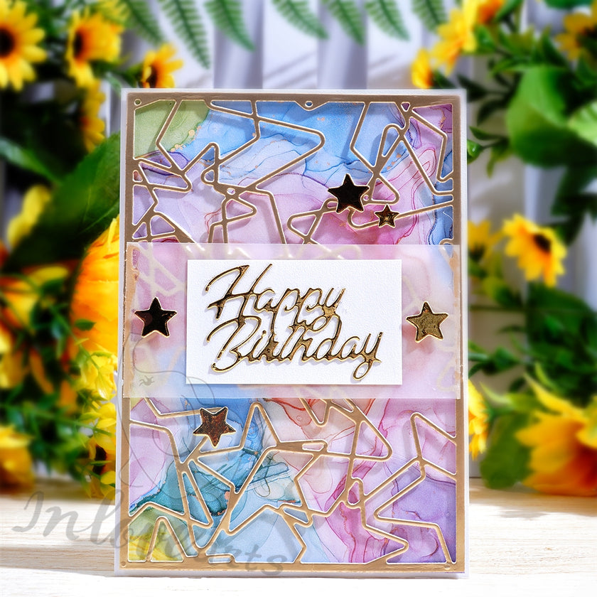 Interlaced Stars Background Die Interlaced Stars Background Die