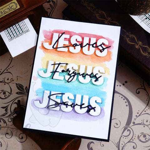 Inlovearts JESUS Word Cutting Dies