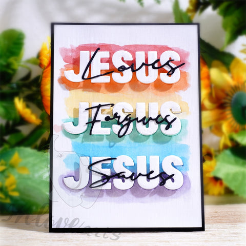 Inlovearts JESUS Word Cutting Dies