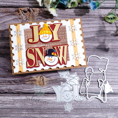 Inlovearts JOY SNOW Cutting Dies