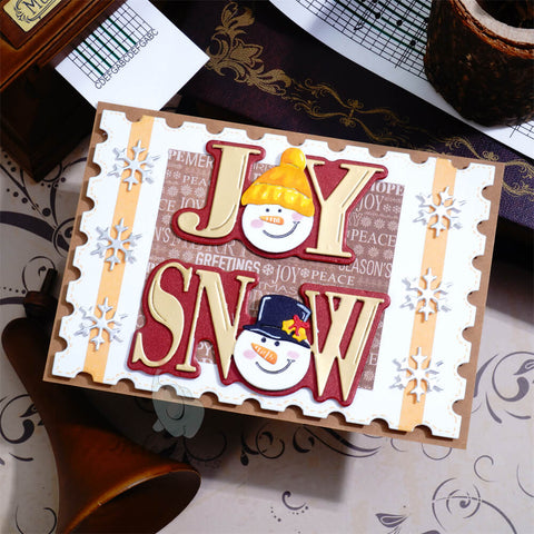 Inlovearts JOY SNOW Cutting Dies