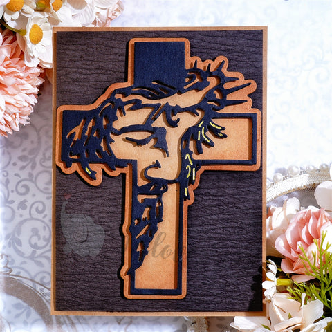和洋裁材料 Les Coeurs d'isa Inlovearts Jesus Cross Cutting Dies