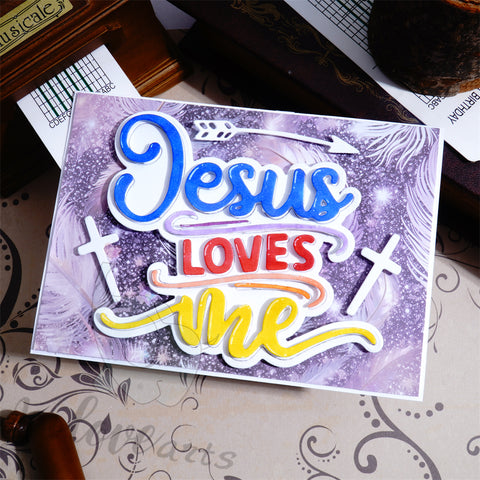 Inlovearts Jesus Loves Me Cutting Dies