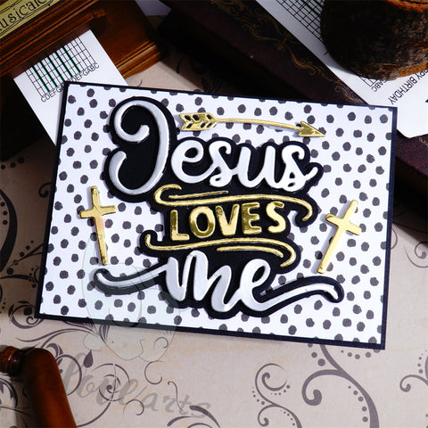 Inlovearts Jesus Loves Me Cutting Dies