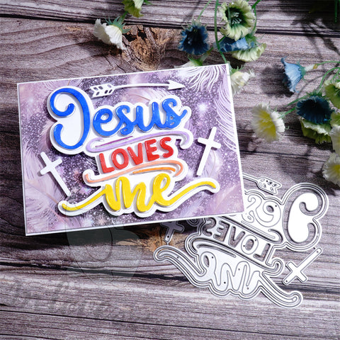 Inlovearts Jesus Loves Me Cutting Dies