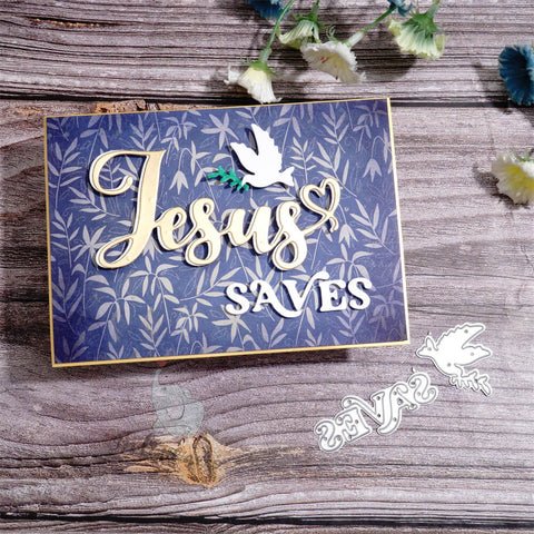 Inlovearts "Jesus Saves" Word Cutting Dies