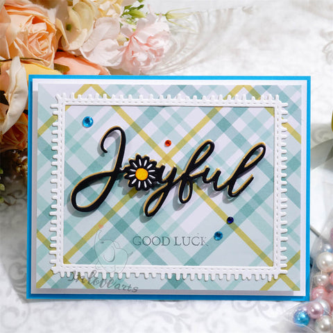 Inlovearts Joyful Word Cutting Dies