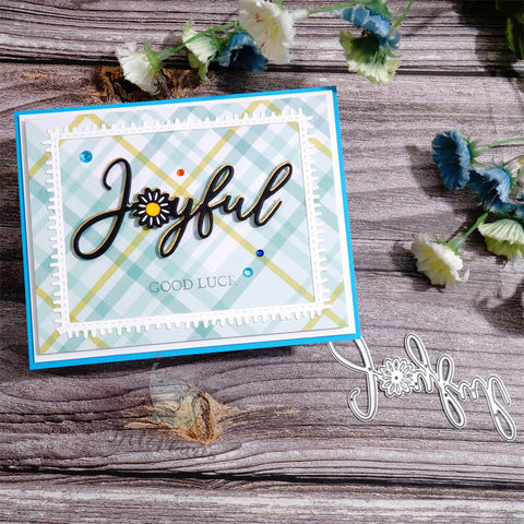 Inlovearts Joyful Word Cutting Dies