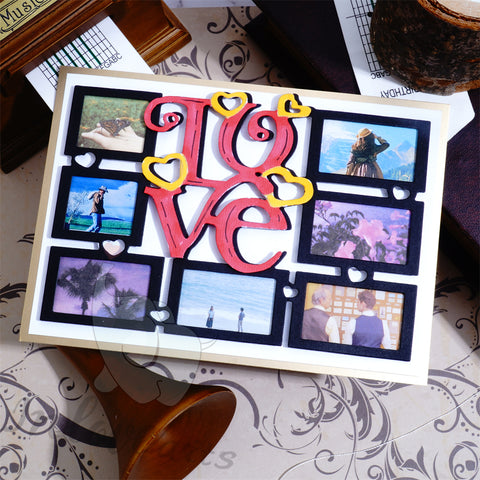 Inlovearts LOVE Photo Wall Cutting Dies