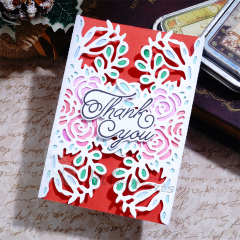Inlovearts Lace Flower Frame Cutting Dies