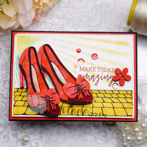 Inlovearts Lady Heels Cutting Dies