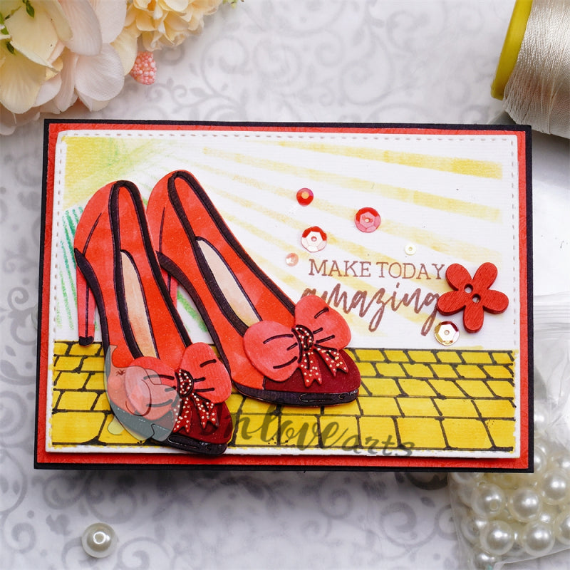 Inlovearts Lady Heels Cutting Dies