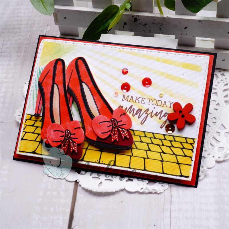 Inlovearts Lady Heels Cutting Dies