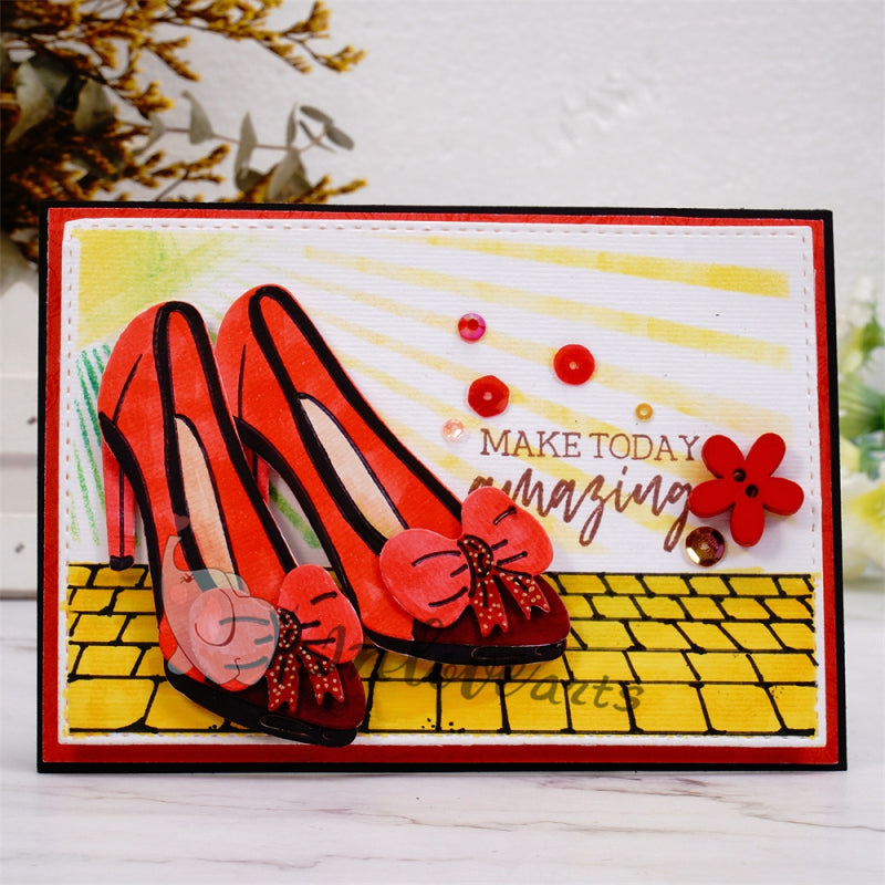Inlovearts Lady Heels Cutting Dies