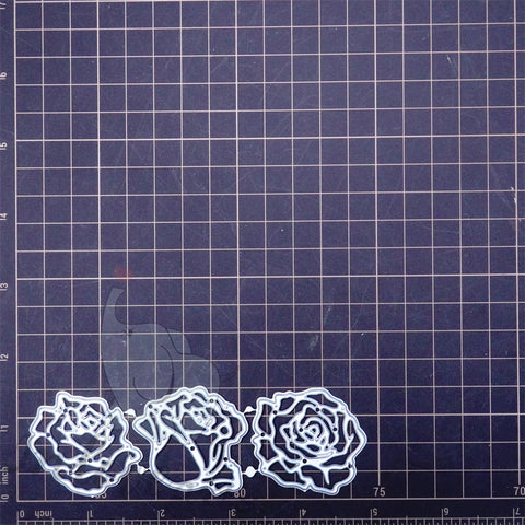 Inlovearts Line Drawing of Flowers Cutting Dies