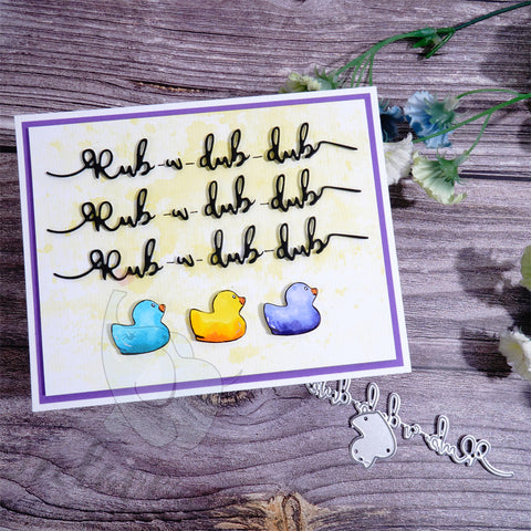 Inlovearts Little Duck and Lovely Word Cutting Dies