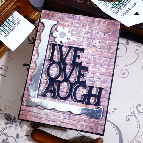 Inlovearts "Live, Love, Laugh"  Cutting Dies