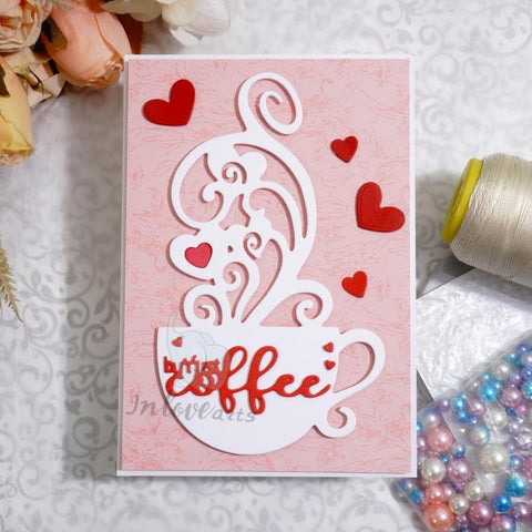 Inlovearts Love Coffee Cutting Dies