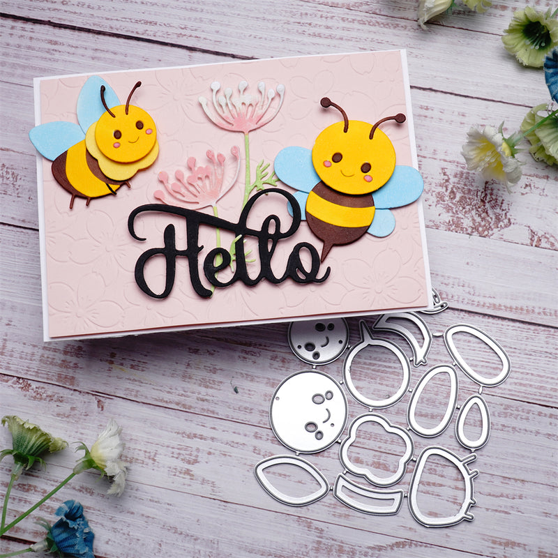 Inlovearts Lovely Bees Cutting Dies